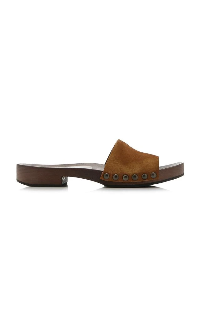 Miu Miu Miu Miu - Suede Clogs - Brown - IT 36 - Moda Operandi 1