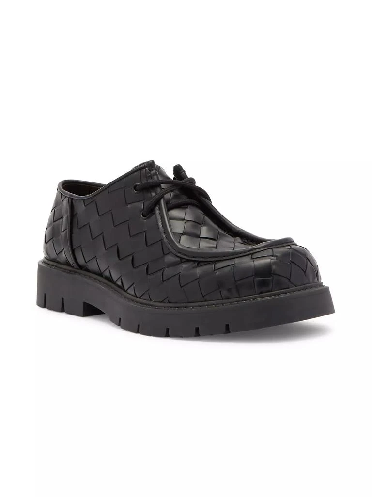 Bottega Veneta Intrecciato Leather Derby Shoes 2