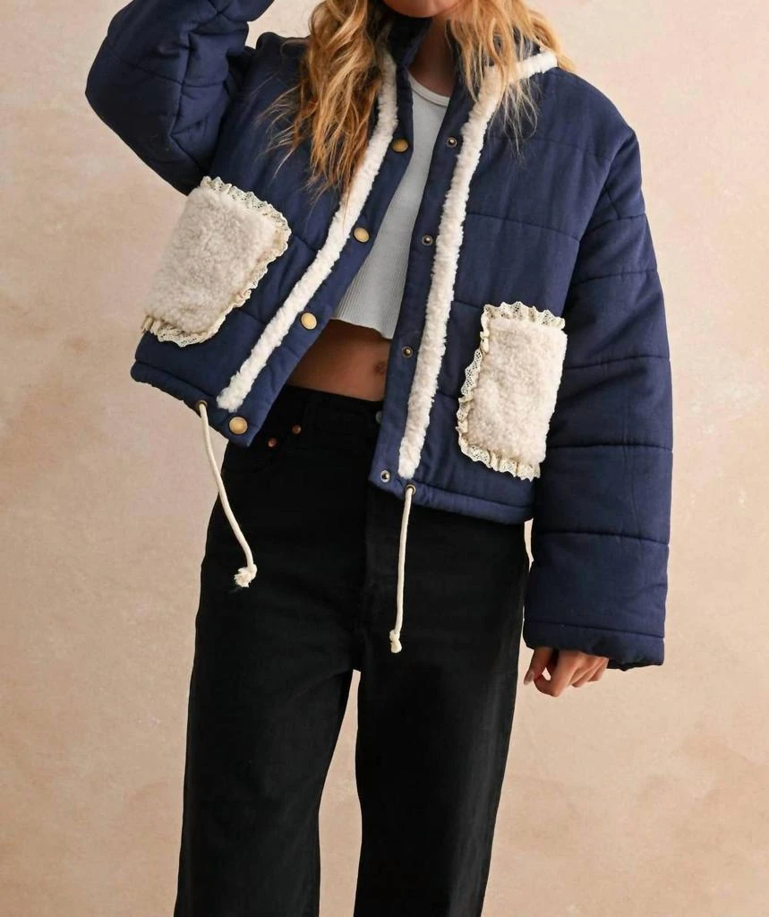 MIOU MUSE Miou Muse - Lana Sherpa Pocket Jacket 5