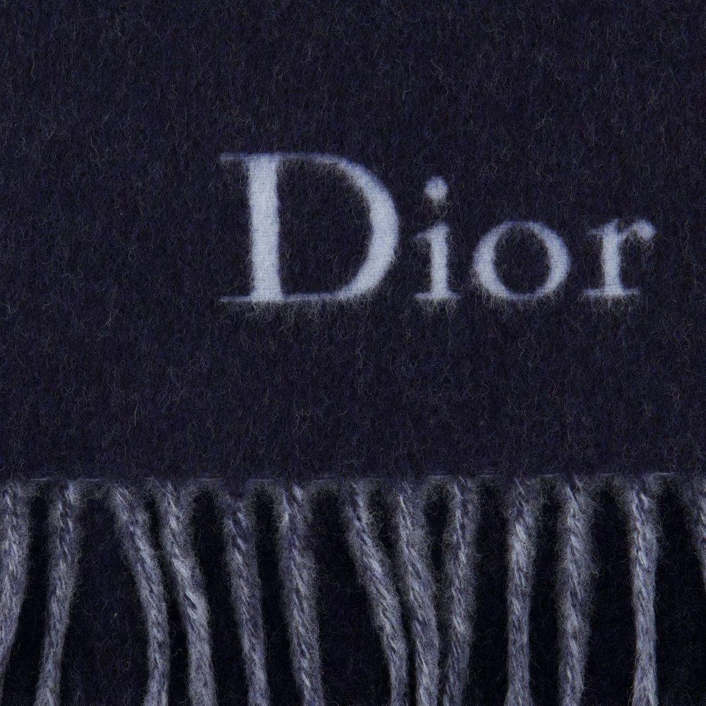 Dior Dior Reversible Fringed Scarf