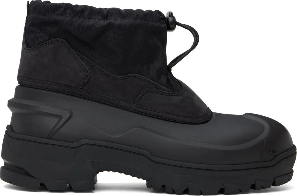 ROA Black Low Top Rubber Boots 1