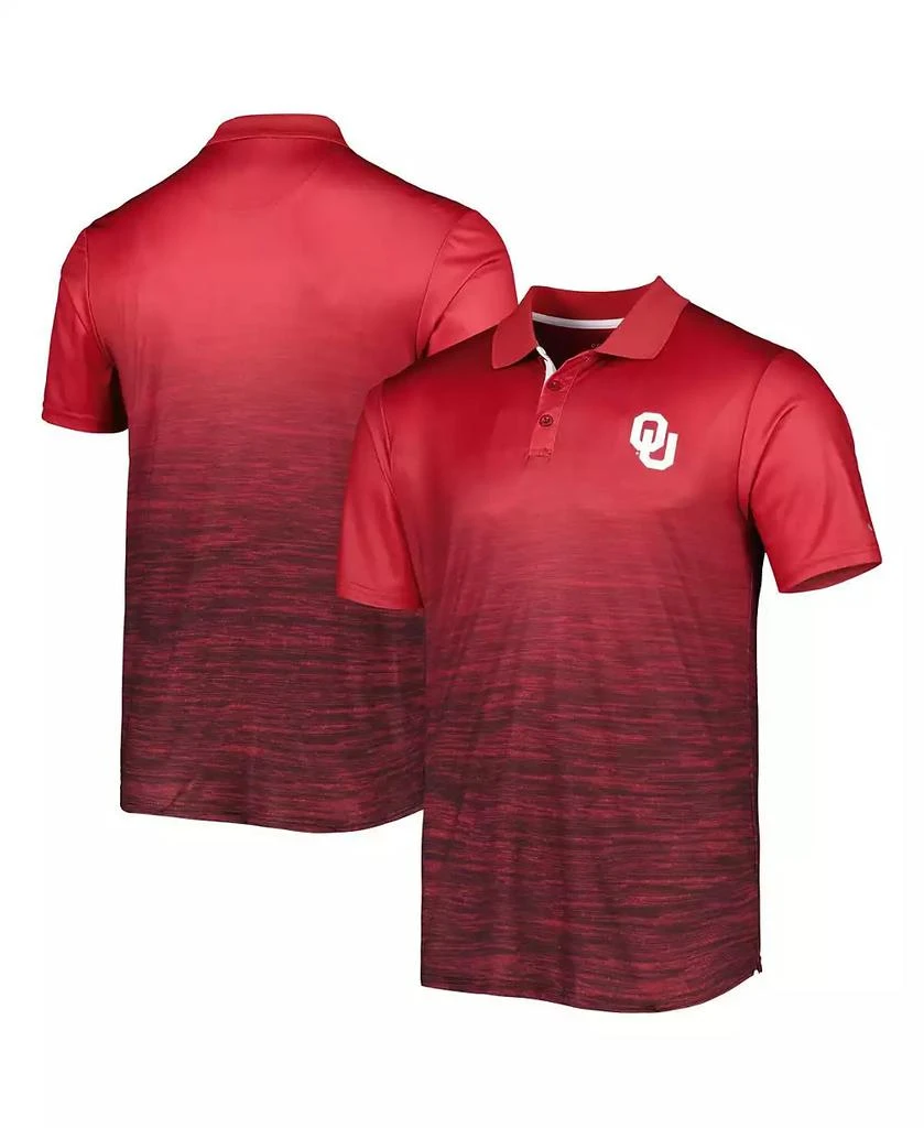 Colosseum Men's Crimson Oklahoma Sooners Marshall Polo Shirt 1