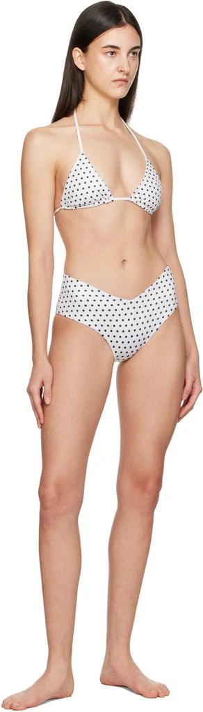 Belle Anna White & Black Estelle Bikini Top 4