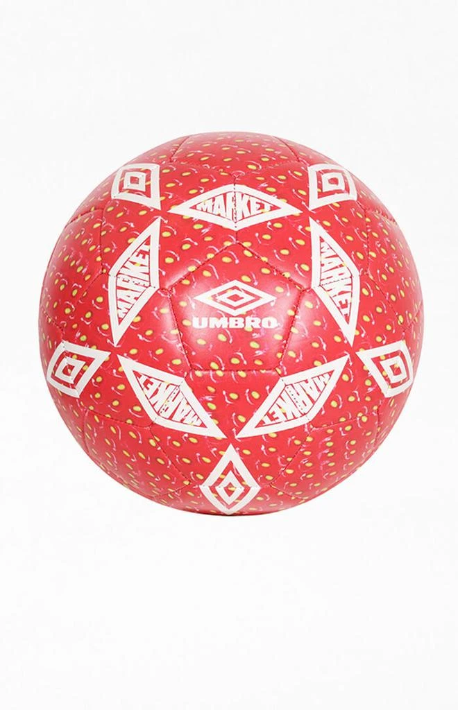 Umbro x Market Studios Red Soccer Ball 1