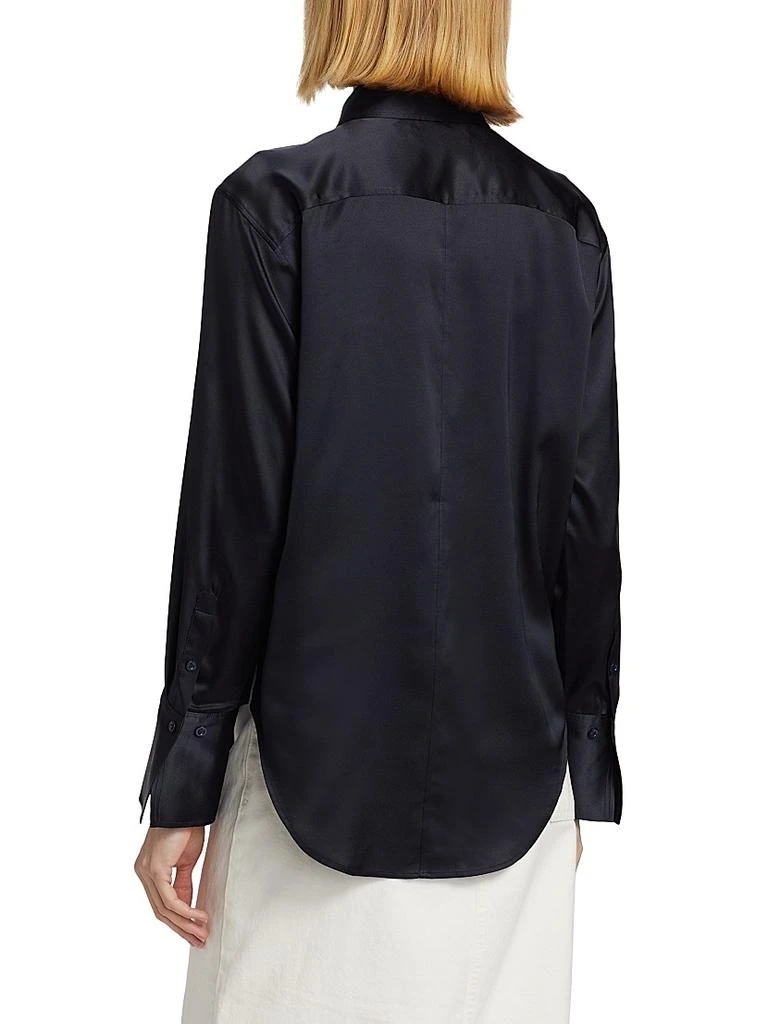 FRAME The Standard Silk Button-Up Shirt 5