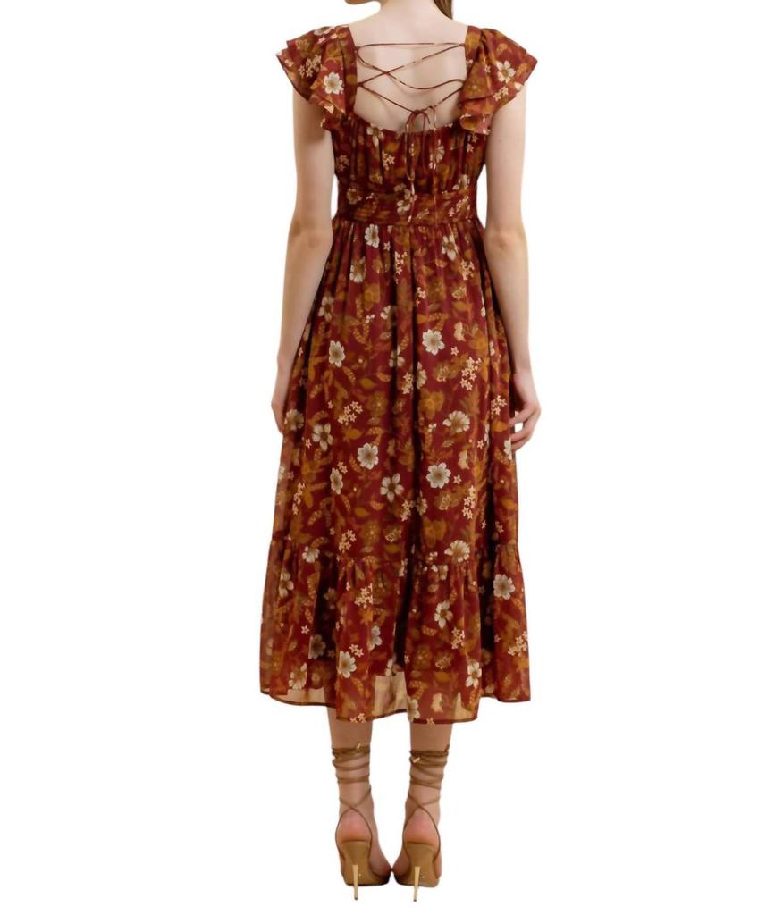 Blu Pepper Blu Pepper - Fall Floral Dress