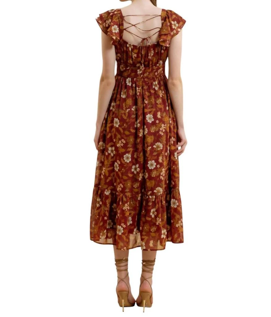 Blu Pepper Blu Pepper - Fall Floral Dress 2