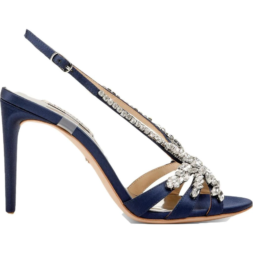 Badgley Mischka Badgley Mischka Womens JACQUELINE Satin Stiletto Evening Sandals 2