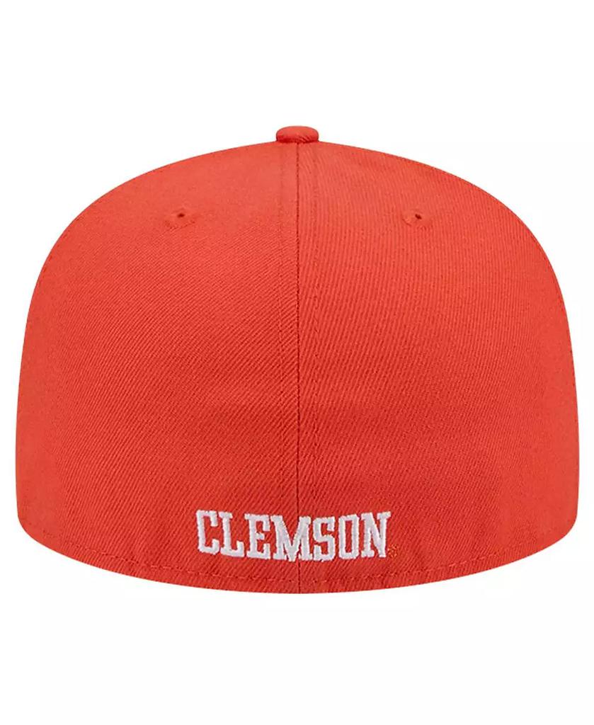 New Era Men's Orange Clemson Tigers Throwback 59FIFTY Fitted Hat