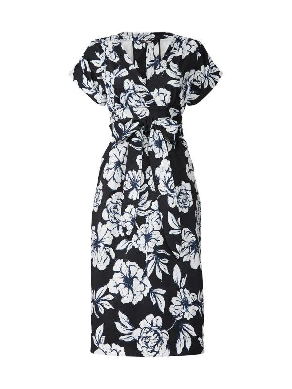 MARISSA WEBB Luciano Floral Tie Waist Midi Dress 4