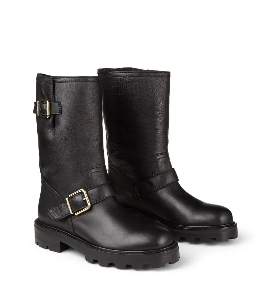 Jimmy Choo Leather Biker Boots 4