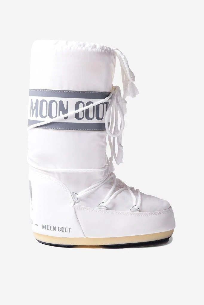 Moon Boot Moon Boot Kids Icon Nylon Snow Boots in White