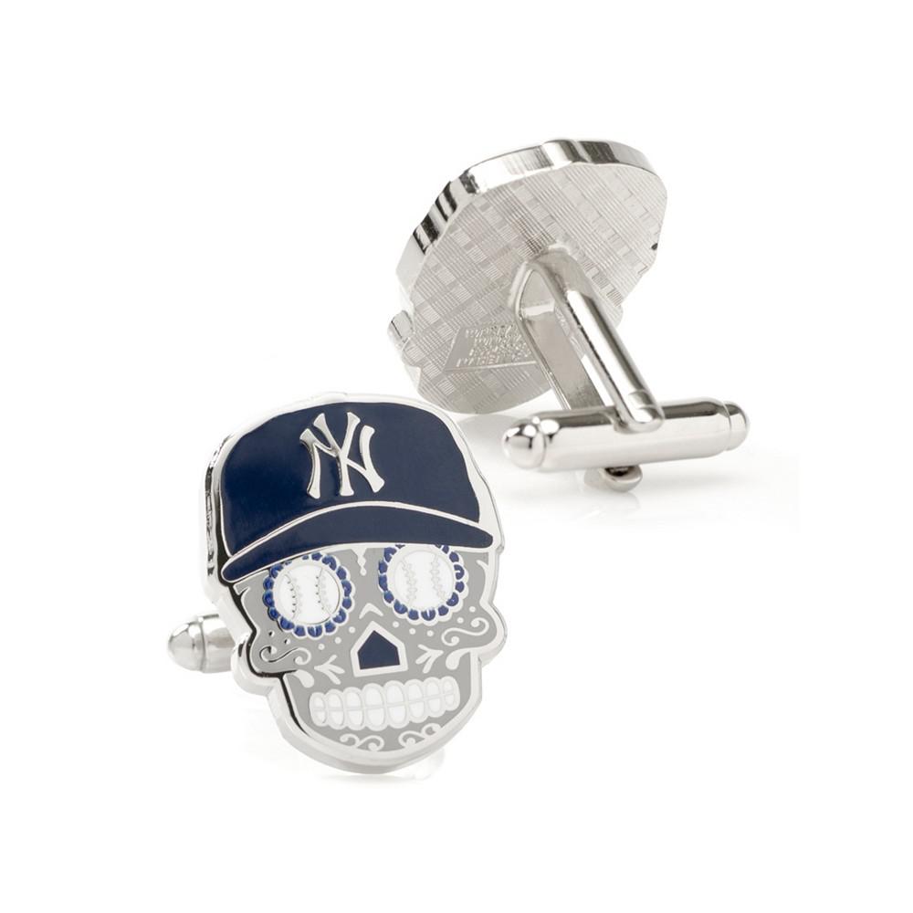 MLB Men's New York Yankees Sugar Skull Cufflinks