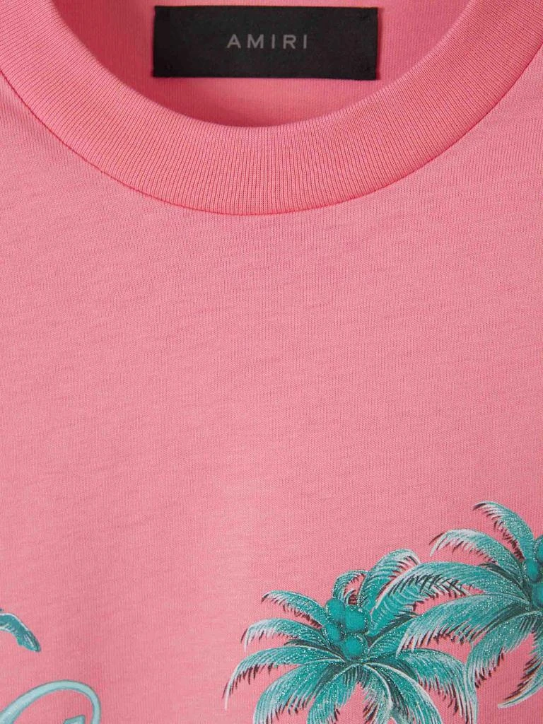 AMIRI Amiri Palm Tree Printed Crewneck T-Shirt 3