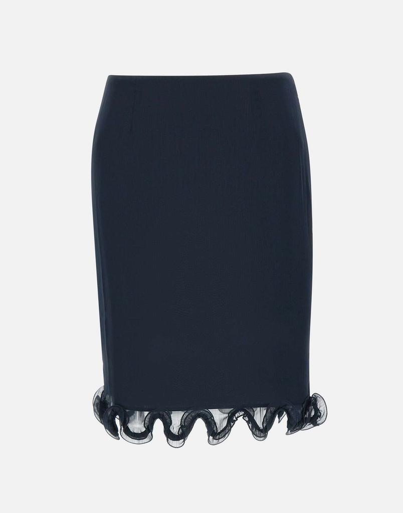 ROTATE Birger Christensen "Chiffon ruffle skirt"