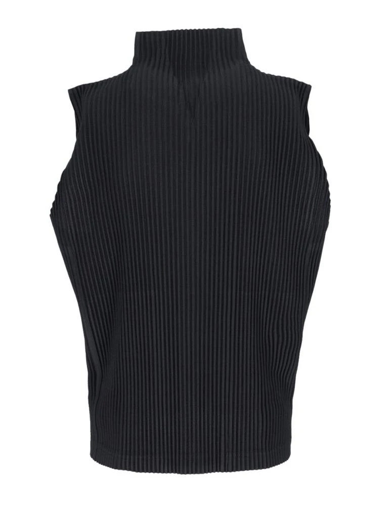 Homme Plissé Issey Miyake Mc March" Pleated Vest – Black 2