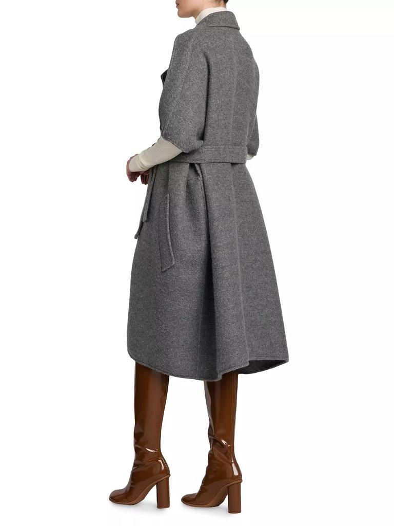 Bottega Veneta Wool-Cashmere Wrap Coat 5