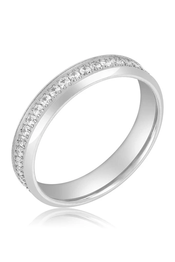 Adornia 14K Yellow Gold Eternity Ring 1