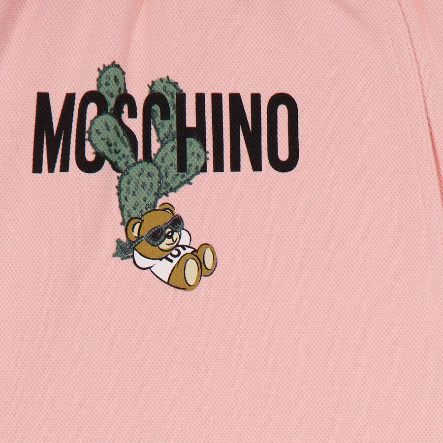 Moschino Kids Cactus Bear Embroidered Track Pants