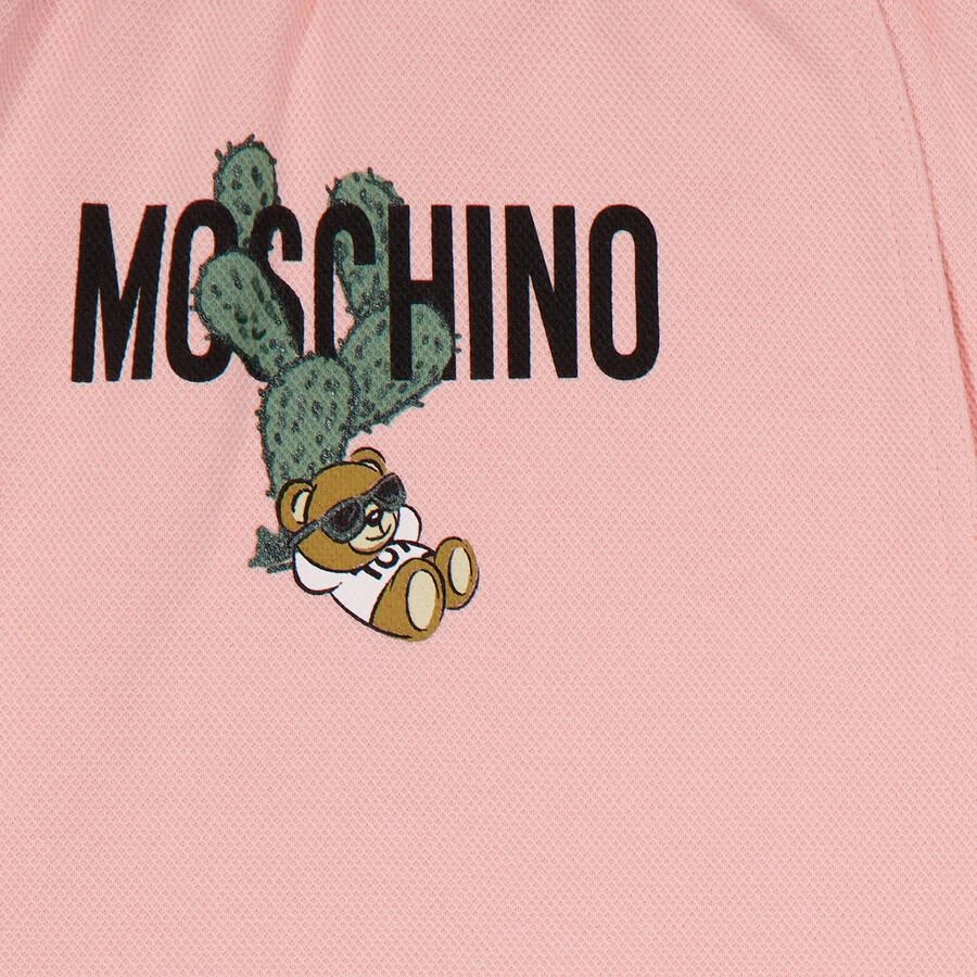 Moschino Kids Cactus Bear Embroidered Track Pants 2