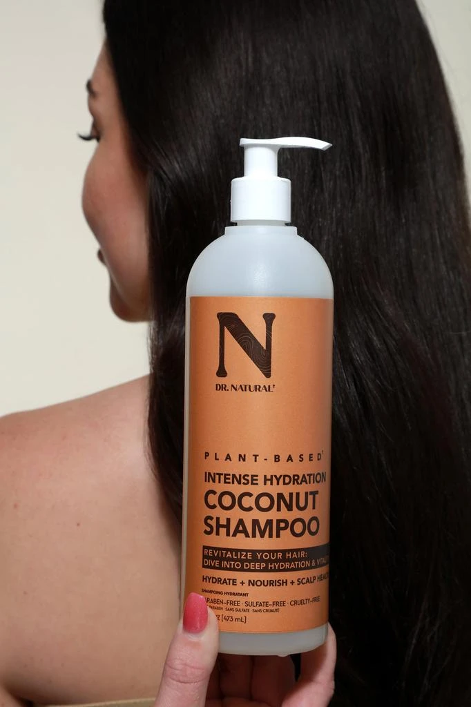 Dr. Natural Shampoo - Coconut by  for Unisex - 16 oz Shampoo 4