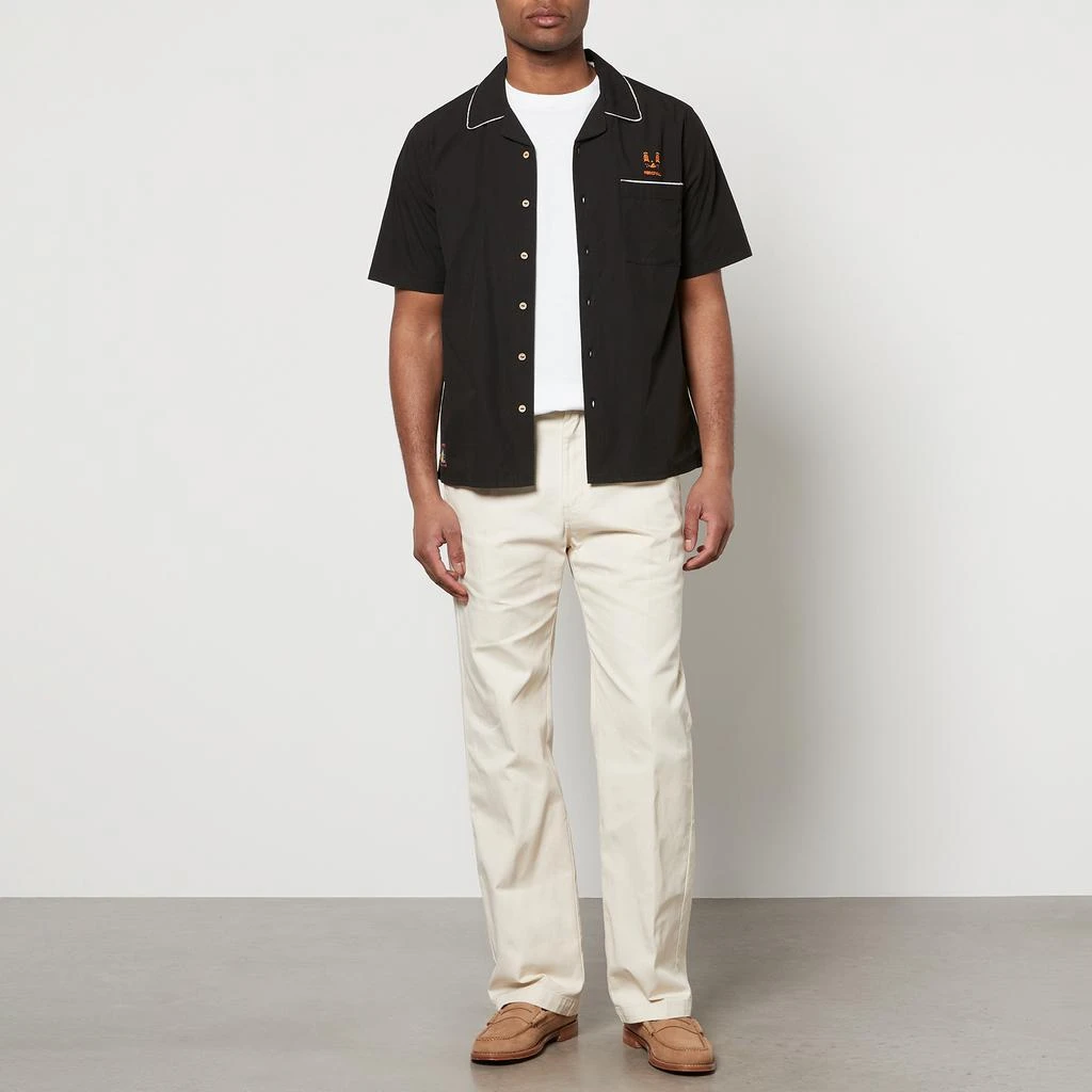 Percival PerciCo Cotton-Poplin Bowling Shirt 3