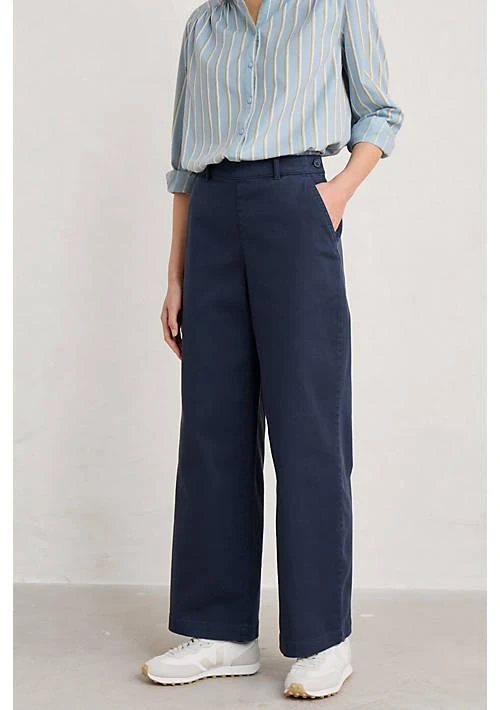 Seasalt Cornwall Cornwall Hannafore View Trouser Natural 3