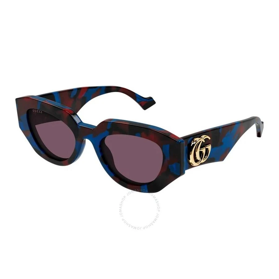 Gucci Purple Cat Eye Ladies Sunglasses GG1421S 003 51 1