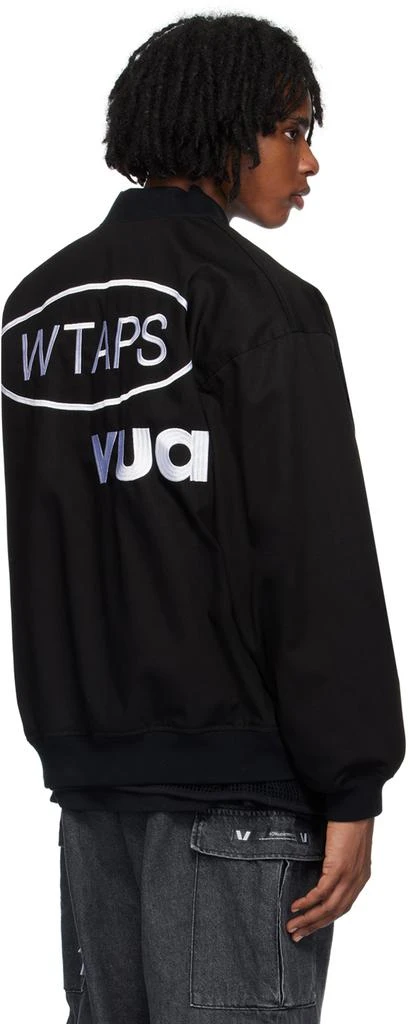 Wtaps Black Team Reversible Bomber Jacket 3