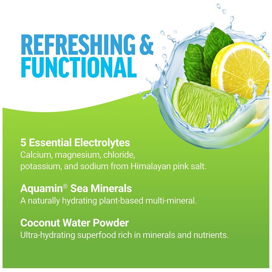Force Factor Liquid Labs Rapid Hydration Electolyte Drink Mix Lemon Lime