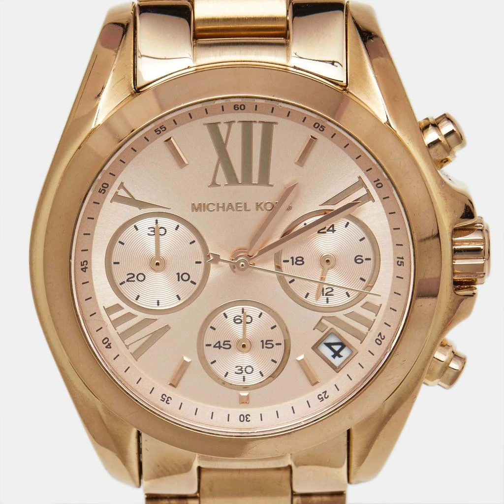 Michael Kors Michael Kors Rose Gold Plated Steel Bradshaw Chronograph MK5799 Women's Wristwatch 37 mm 2