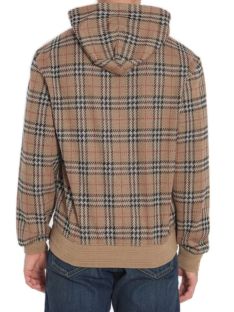 Burberry Burberry Checked Zip-Up Hoodie 2