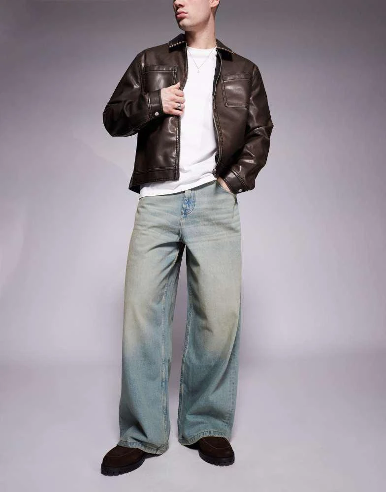 ASOS ASOS DESIGN super baggy jeans with tint 1