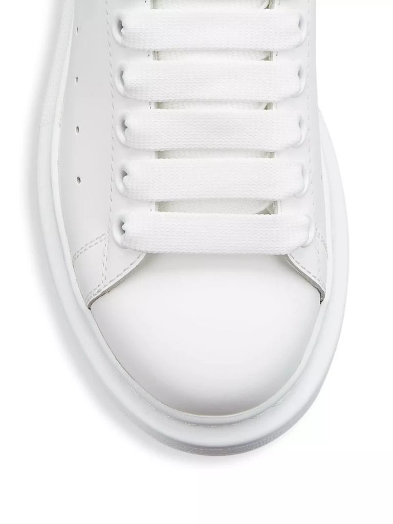 Alexander McQueen Women's Oversized Metallic Colorblocked Leather Sneakers 4