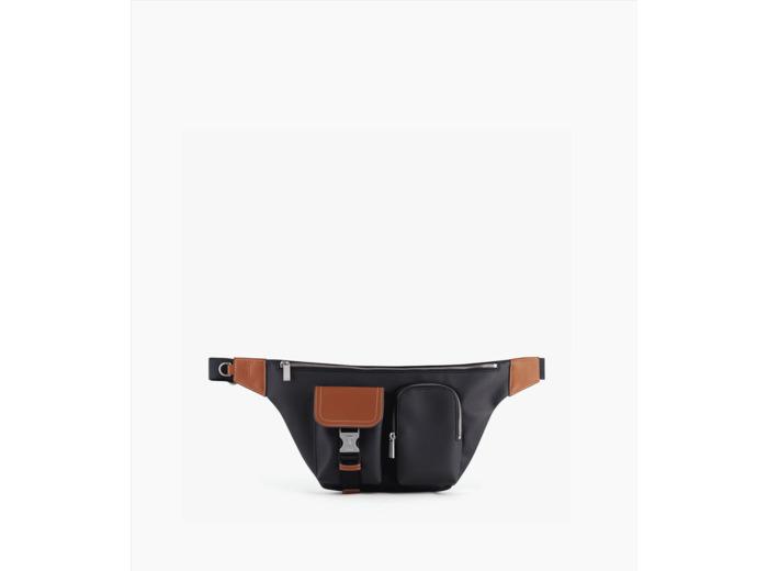 le tanneur Sac banane Maurice en toile enduite