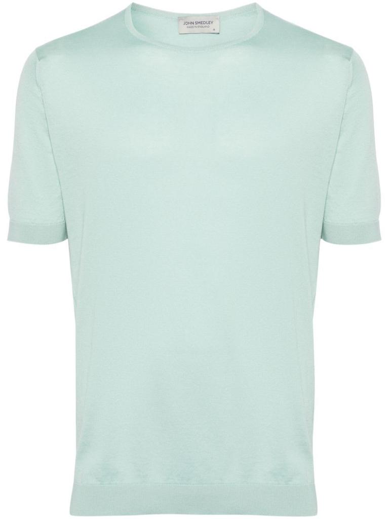 JOHN SMEDLEY Belden knitted cotton T-shirt - T-Shirts