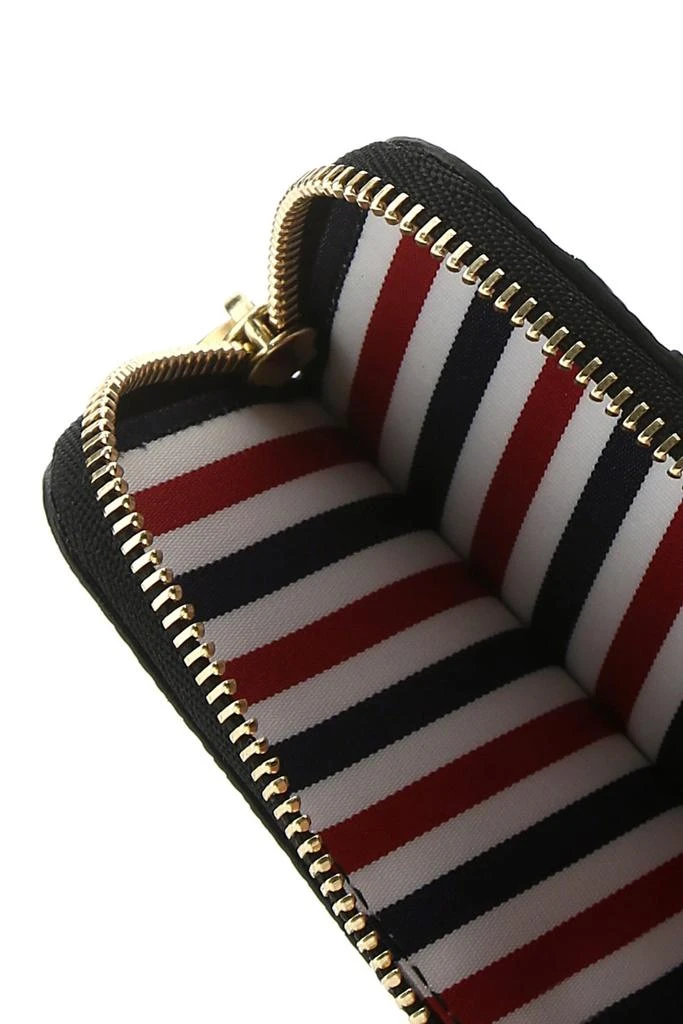 Thom Browne Black leather coin purse 3