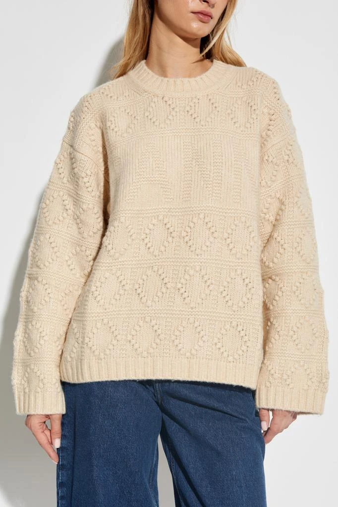Ganni Sweater with Embroidered Pattern 3