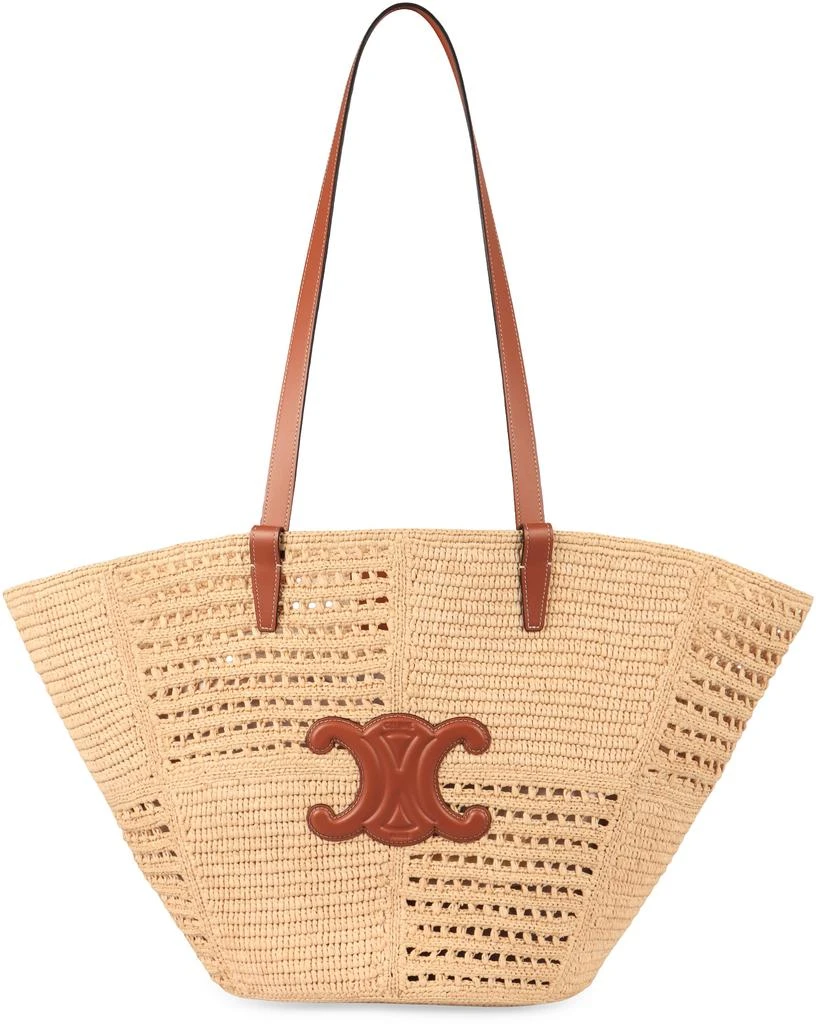 Celine CLASSIC PANIER MEDIUM RAFFIA TOTE BAG 2