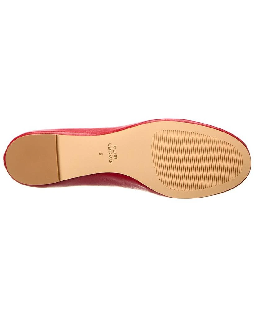 Stuart Weitzman Nadine Leather Flat 4