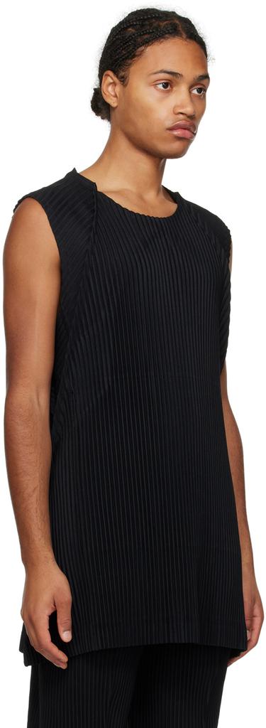 HOMME PLISSE タンクトップ　ブラック　2 HOMME PLISSE タンクトップ ブラック 2 美品 HOMME PLISSE
