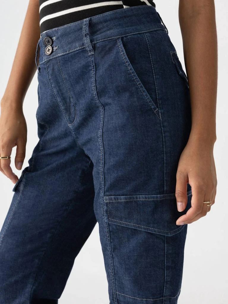 Sanctuary Rebel Denim Cargo Pants In Bellweather 3