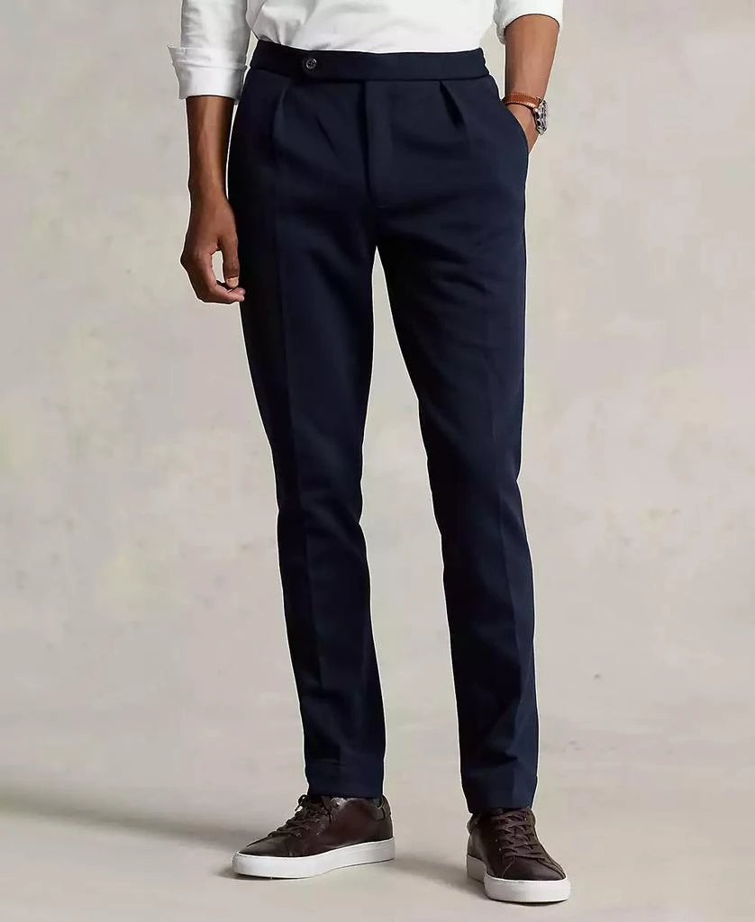 Ralph Lauren Men's Pleated Double-Knit Suit Trousers 1
