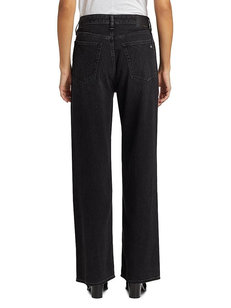 Rag & Bone Logan Mid-Rise Wide-Leg Jeans 5