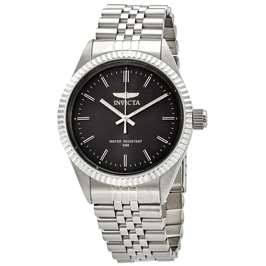 Invicta Specialty Black Dial Stainless Steel Men's Watch 29372 1
