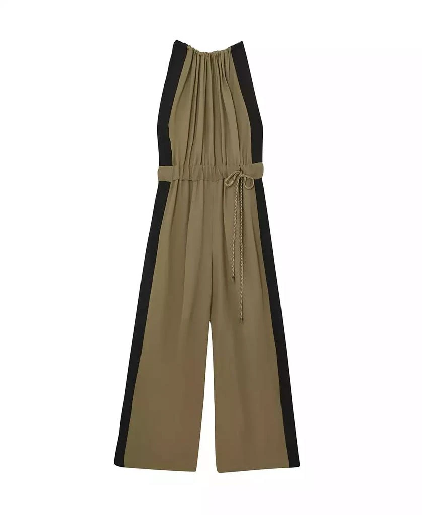REISS Color Block Gathered Wide-Leg Jumpsuit 1