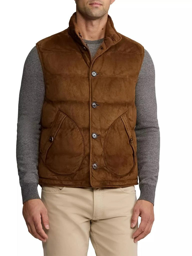 Ralph Lauren Mardell Reversible Suede Down Vest 3