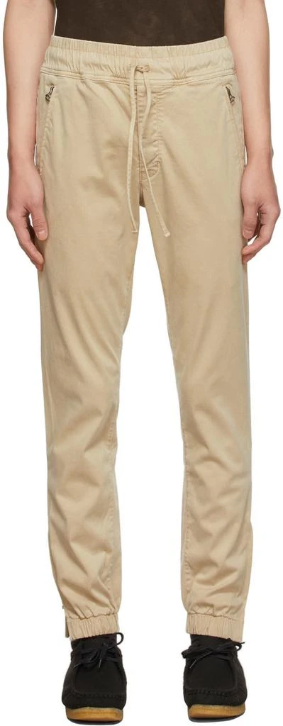 Cotton Citizen Beige Simon Trousers 1