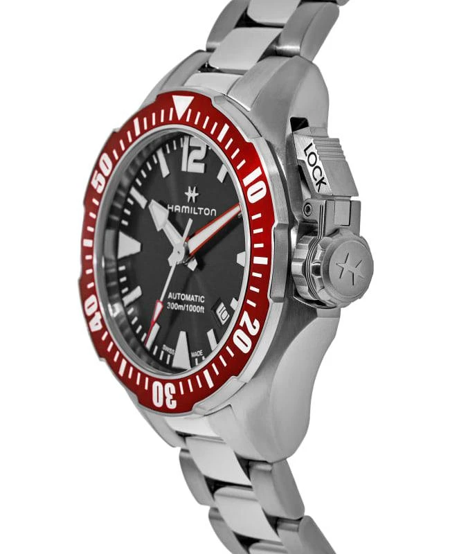 Hamilton Hamilton Khaki Navy Frogman Men's Watch H77725135 2