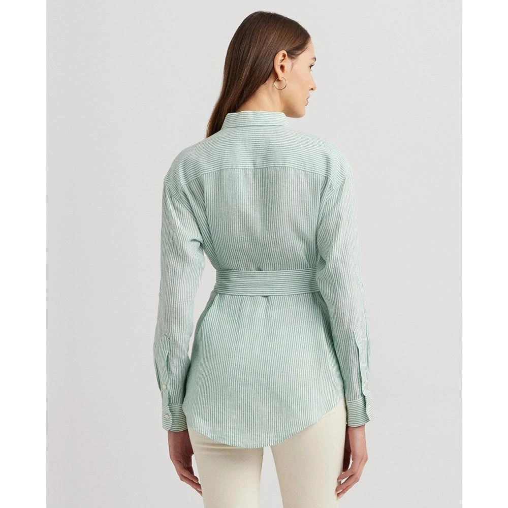 Ralph Lauren Women's Striped Belted Utility Shirt 2